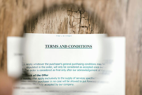 insurance terms and conditions