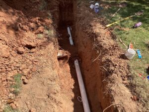 Sewer line replacement