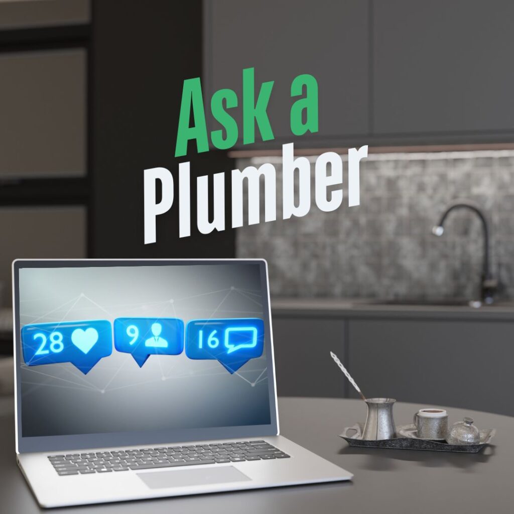 Ask a plumber without asking by following a plumber on social media